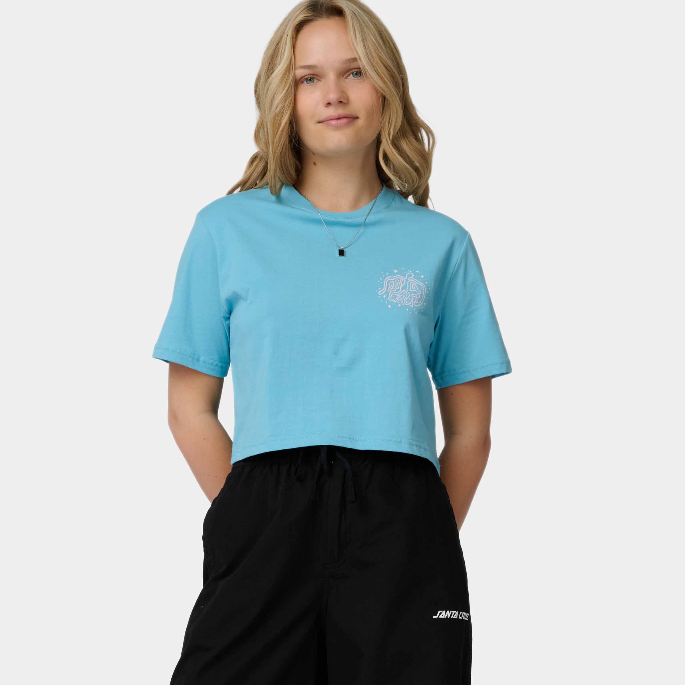 santa-cruz-skateboards-aura-t-shirt-t-shirt-cropped-boxy-donna image 3