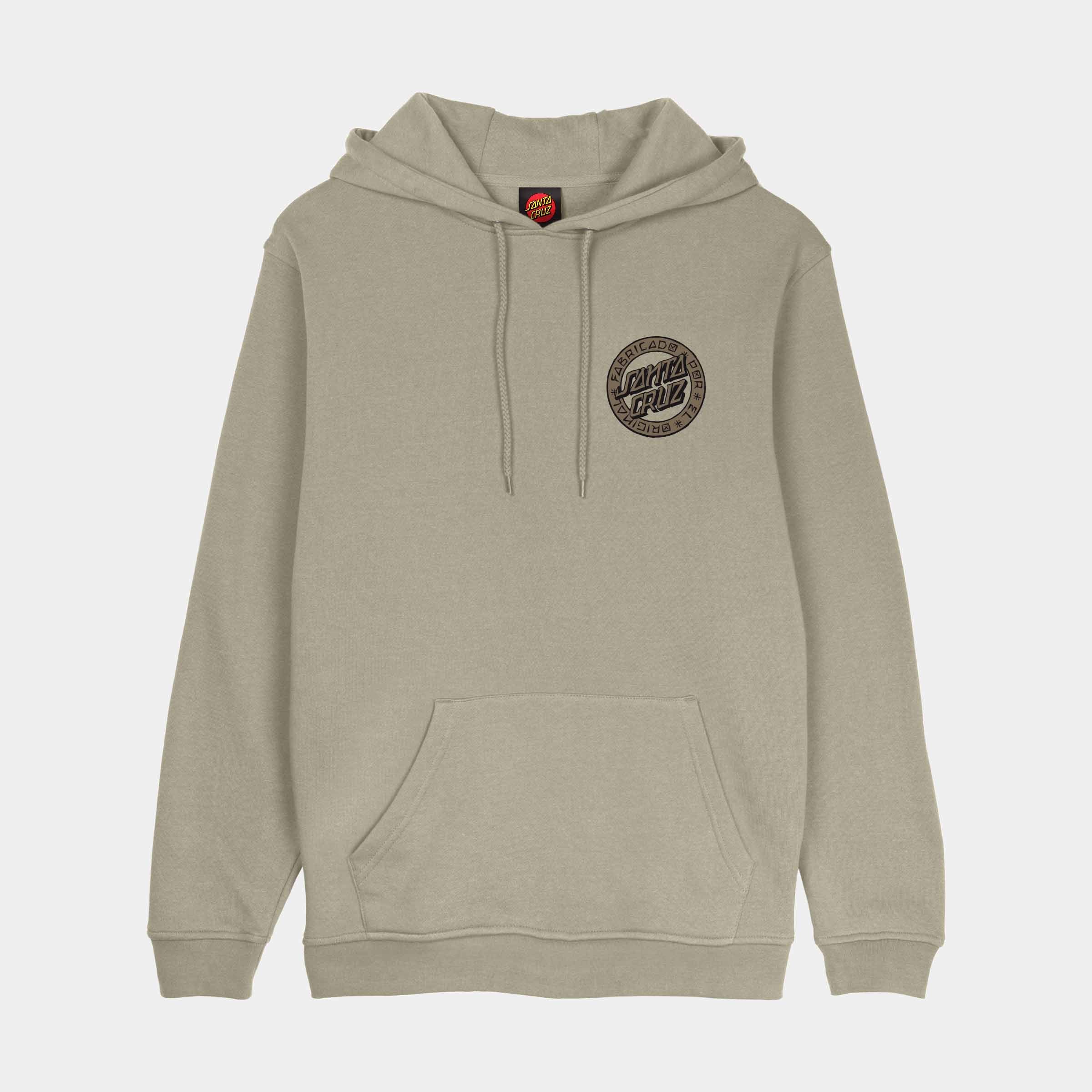 santa-cruz-skateboards-loco-dot-felpa-con-cappuccio-uomo image 2