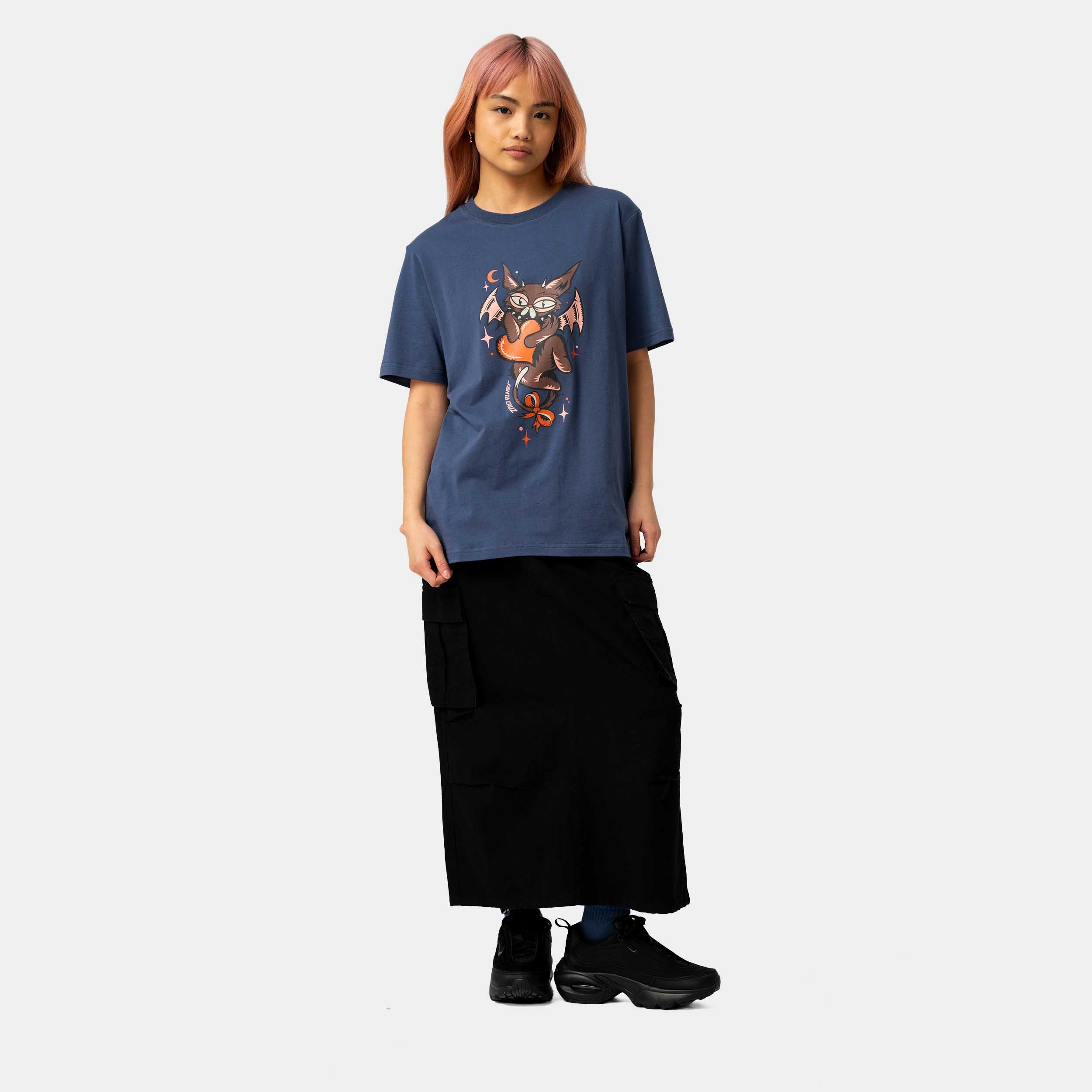 santa-cruz-skateboards-night-critter-t-shirt-maglietta-loose-fit-cotone image 5