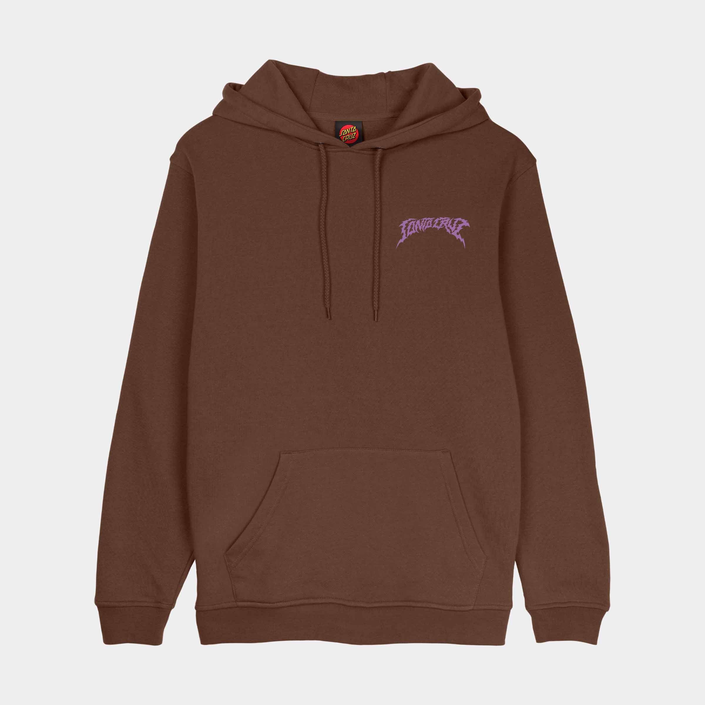 santa-cruz-skateboards-out-of-time-felpa-con-cappuccio-regular-fit image 2
