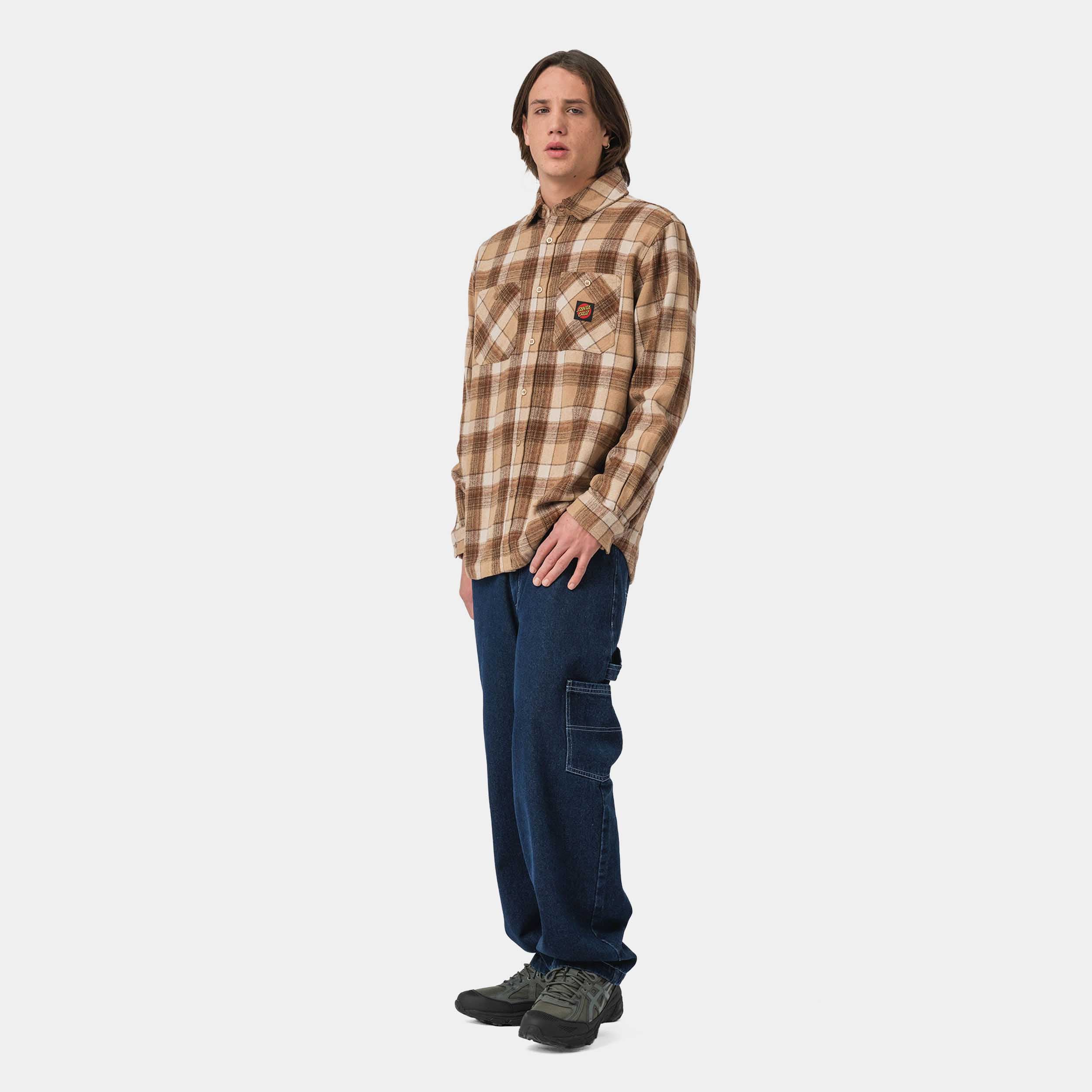 santa-cruz-skateboards-apex-camicia-flanella-uomo image 5