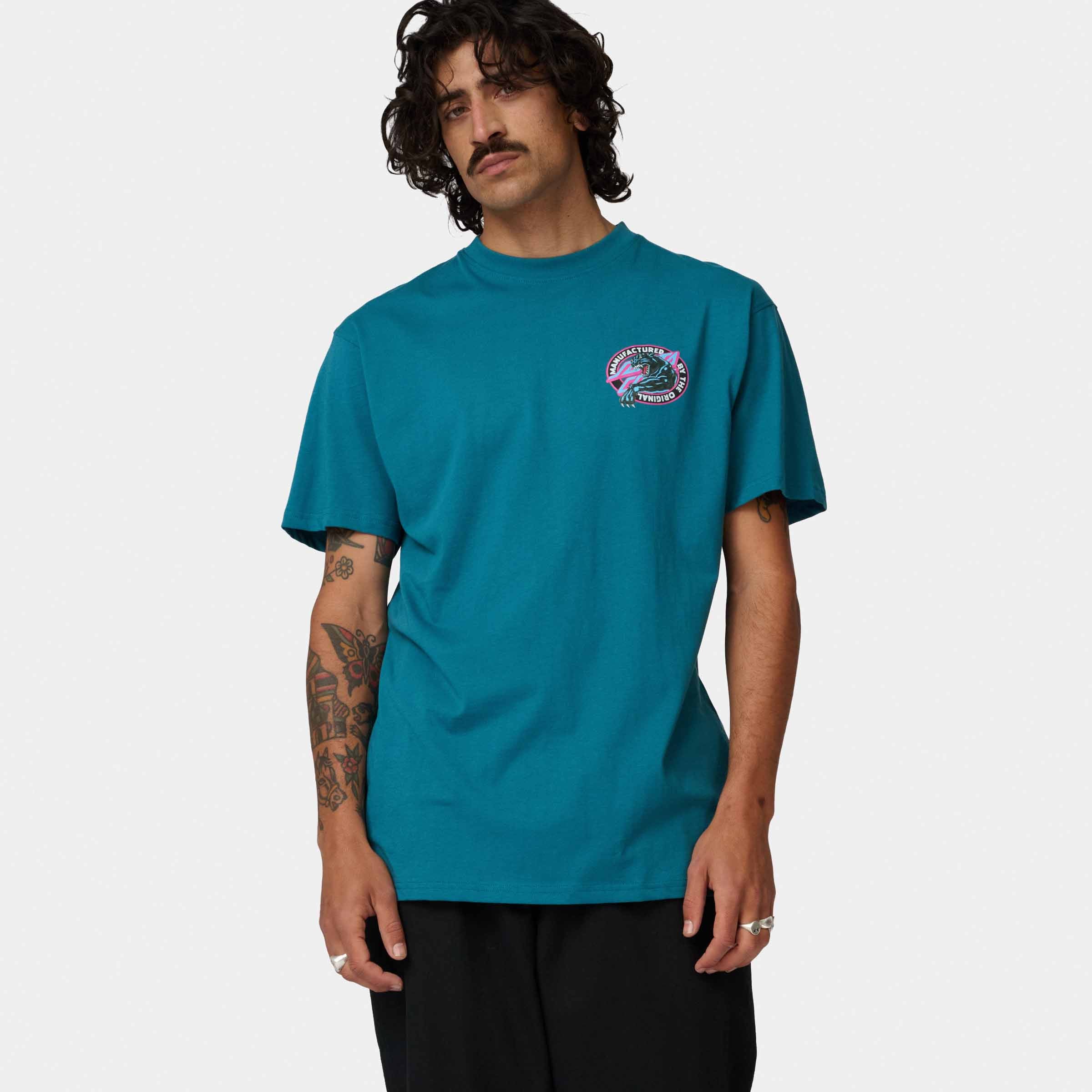 santa-cruz-skateboards-natas-sketch-panther-t-shirt-maglietta-regular-fit image 2