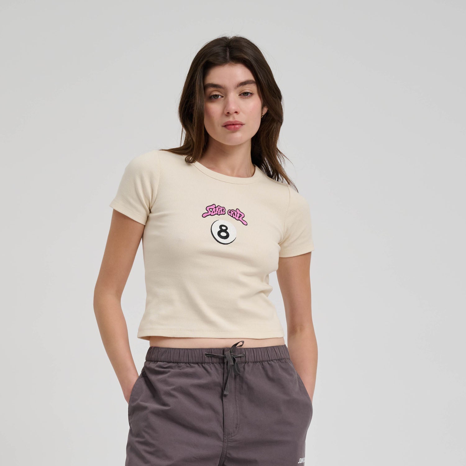 santa-cruz-skateboards-winkowski-ocho-t-shirt-donna-fit-anni-90-ricamo image 2
