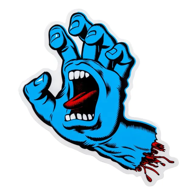 santa-cruz-skateboards-screaming-hand-sticker-pack-10-pezzi image 1
