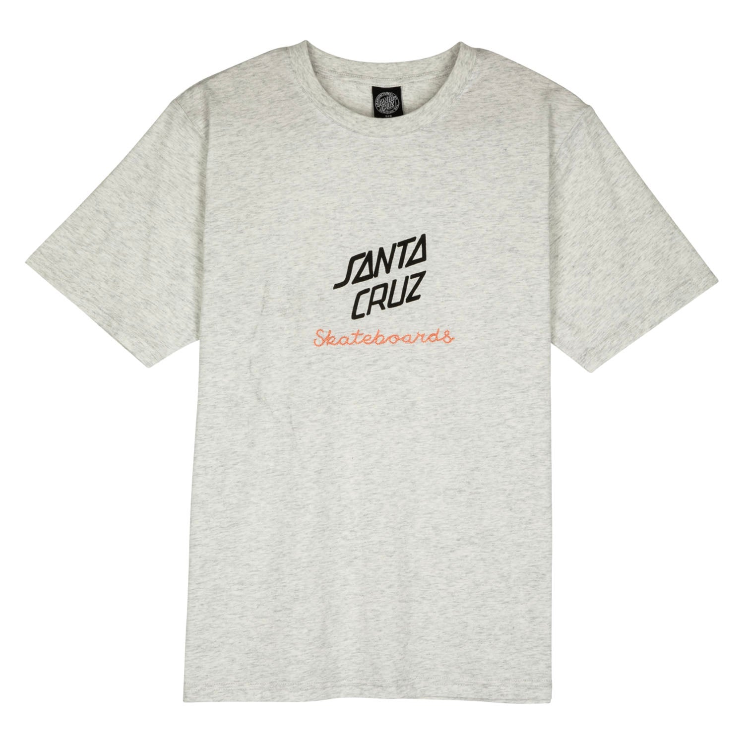 santa-cruz-skateboards-singular-script-center-t-shirt-maglietta-donna-loose-mani image 1