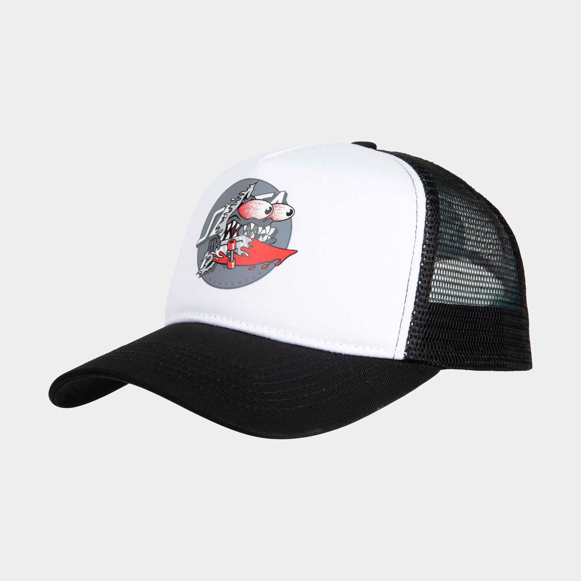 santa-cruz-skateboards-meek-slashed-dot-cappello-trucker-meshback image 1