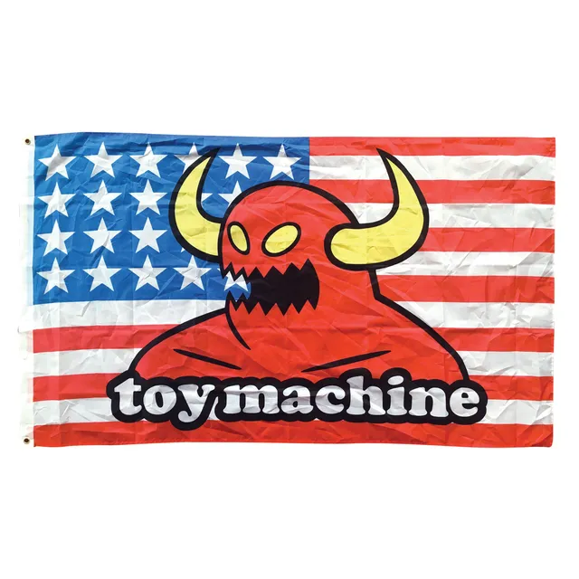 toy-machine-american-monster-flag-bandiera-accessorio-skate image 1