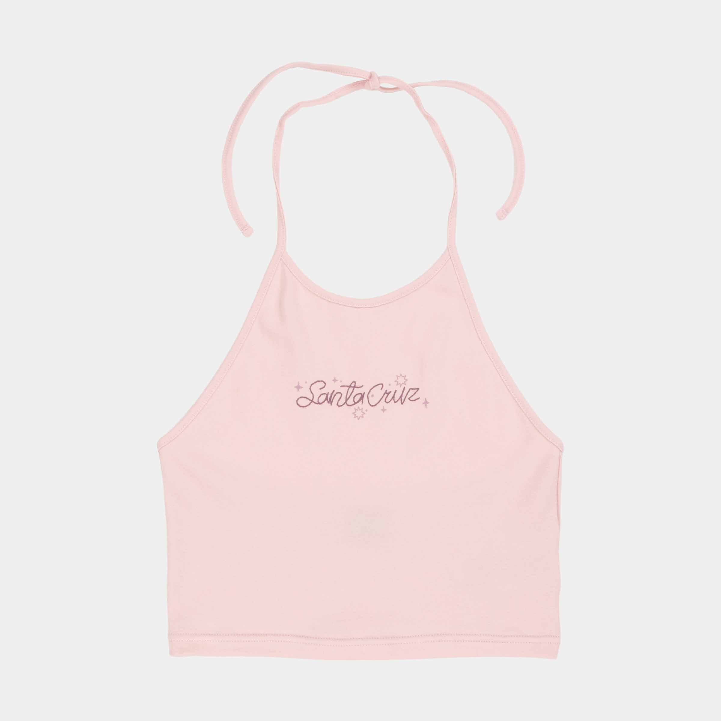 santa-cruz-skateboards-sun-stamp-strip-halter-top-top-donna-cropped image 1