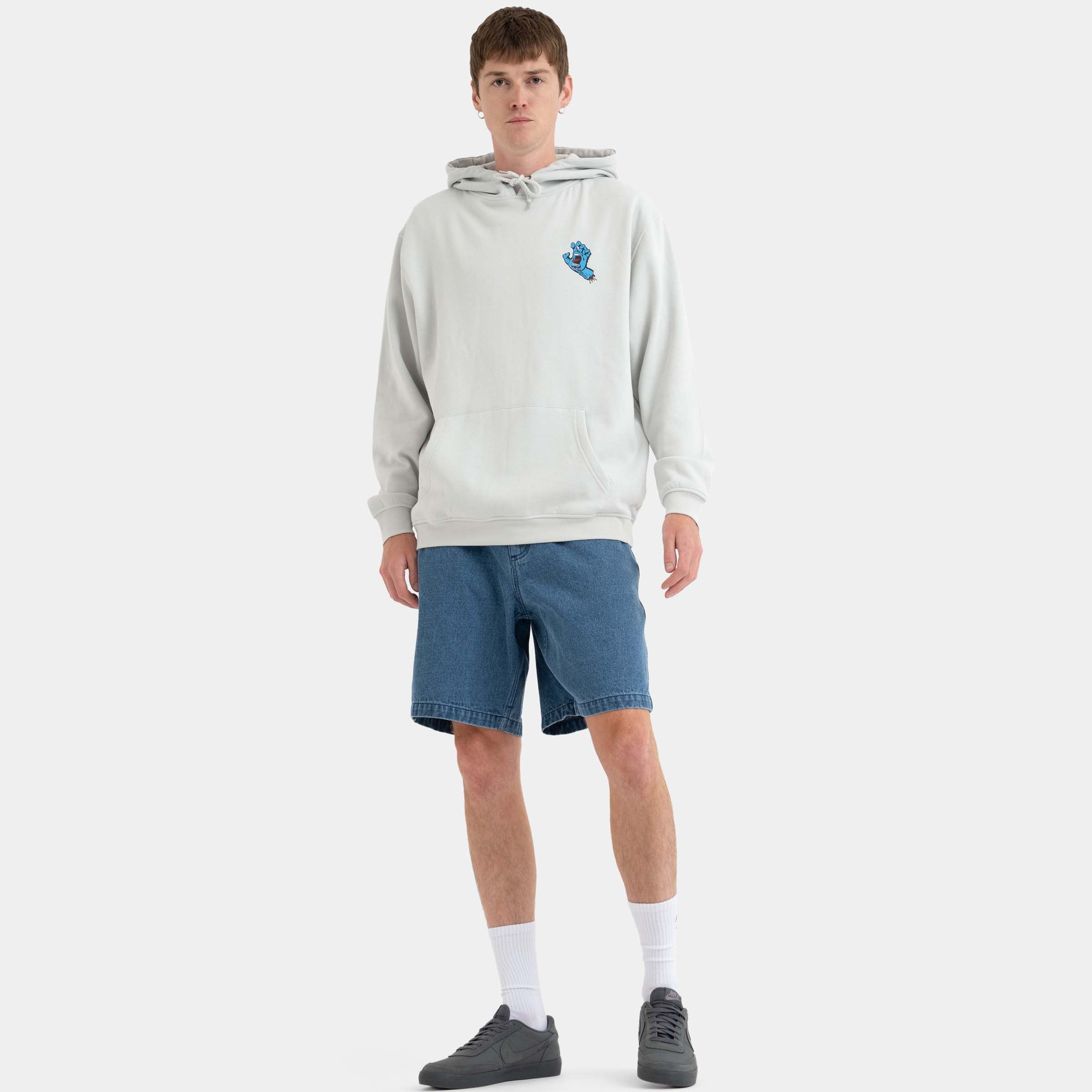 santa-cruz-skateboards-screaming-hand-chest-hoodie-felpa-cappuccio-uomo image 6