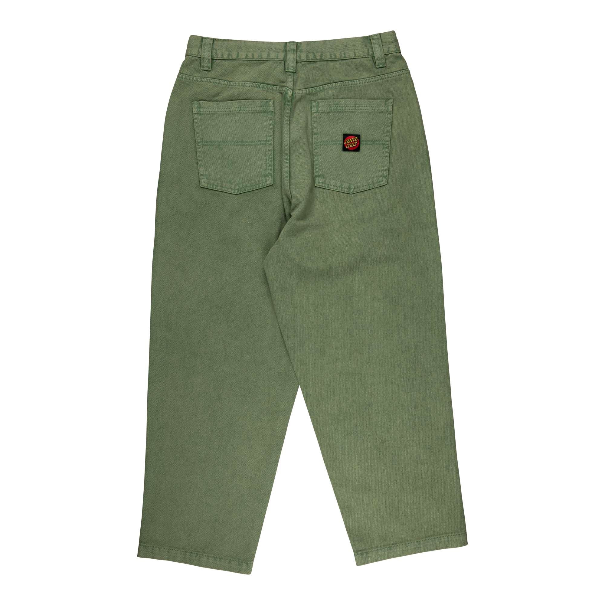 santa-cruz-skateboards-big-pants-baggy-twill-100-cotone-taglia-34 image 2