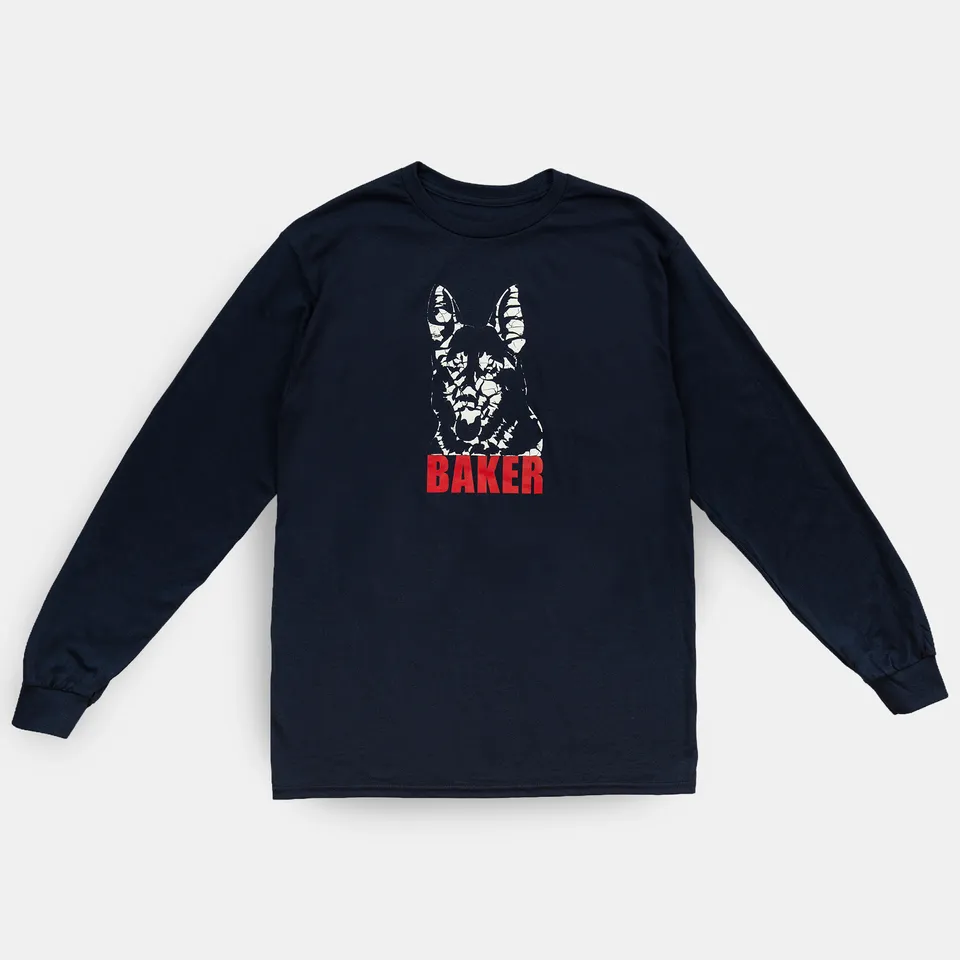 baker-skateboards-bad-dawg-t-shirt-manica-lunga image 1