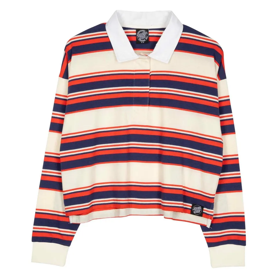 santa-cruz-skateboards-monterey-crop-polo-top-donna image 1
