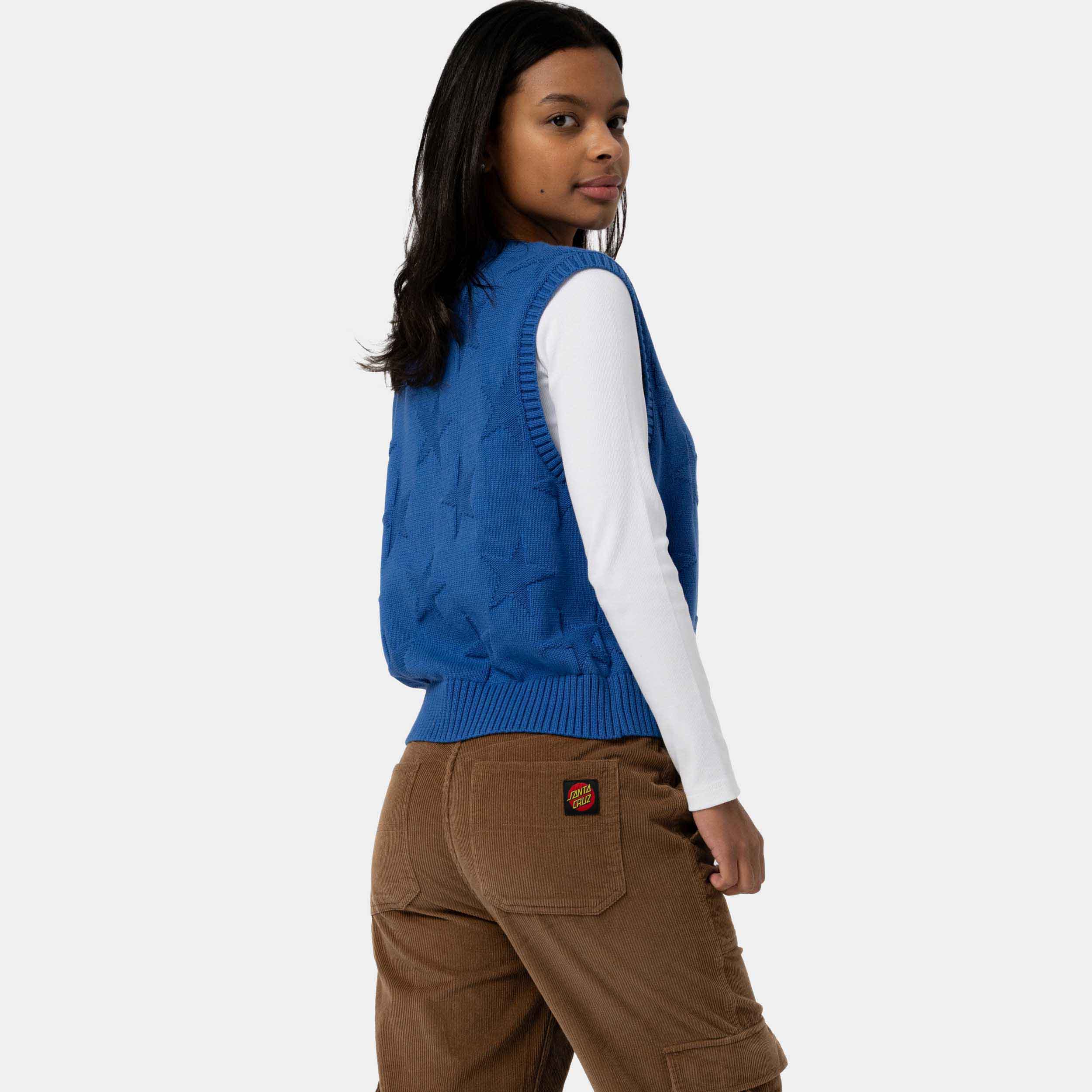 santa-cruz-skateboards-opus-dot-knit-vest-gilet-donna image 5