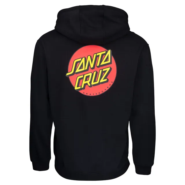 santa-cruz-skateboards-classic-dot-chest-felpa-con-cappuccio-uomo image 1