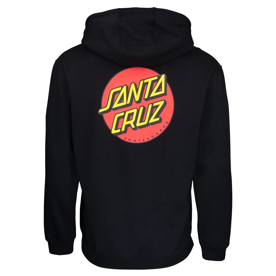 santa-cruz-skateboards-classic-dot-chest-felpa-con-cappuccio-uomo image 1