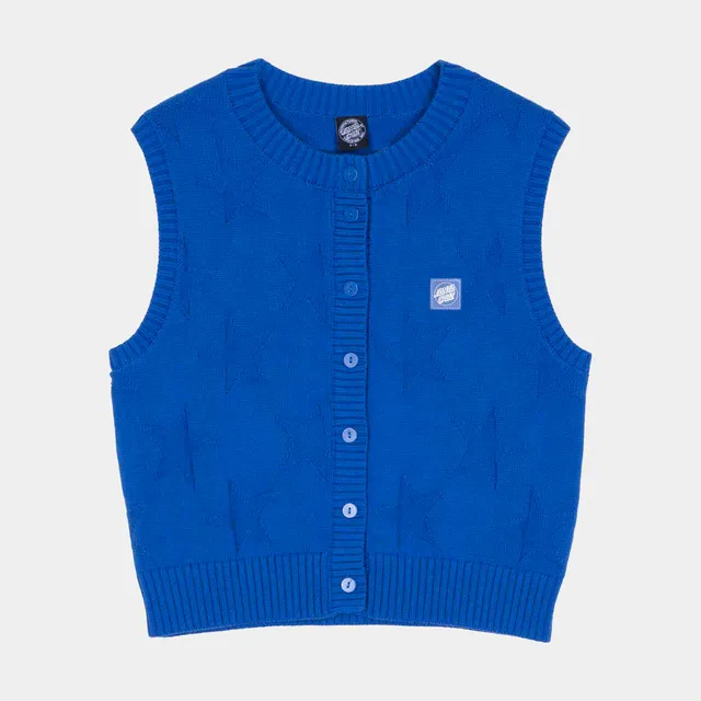 santa-cruz-skateboards-opus-dot-knit-vest-gilet-donna image 1