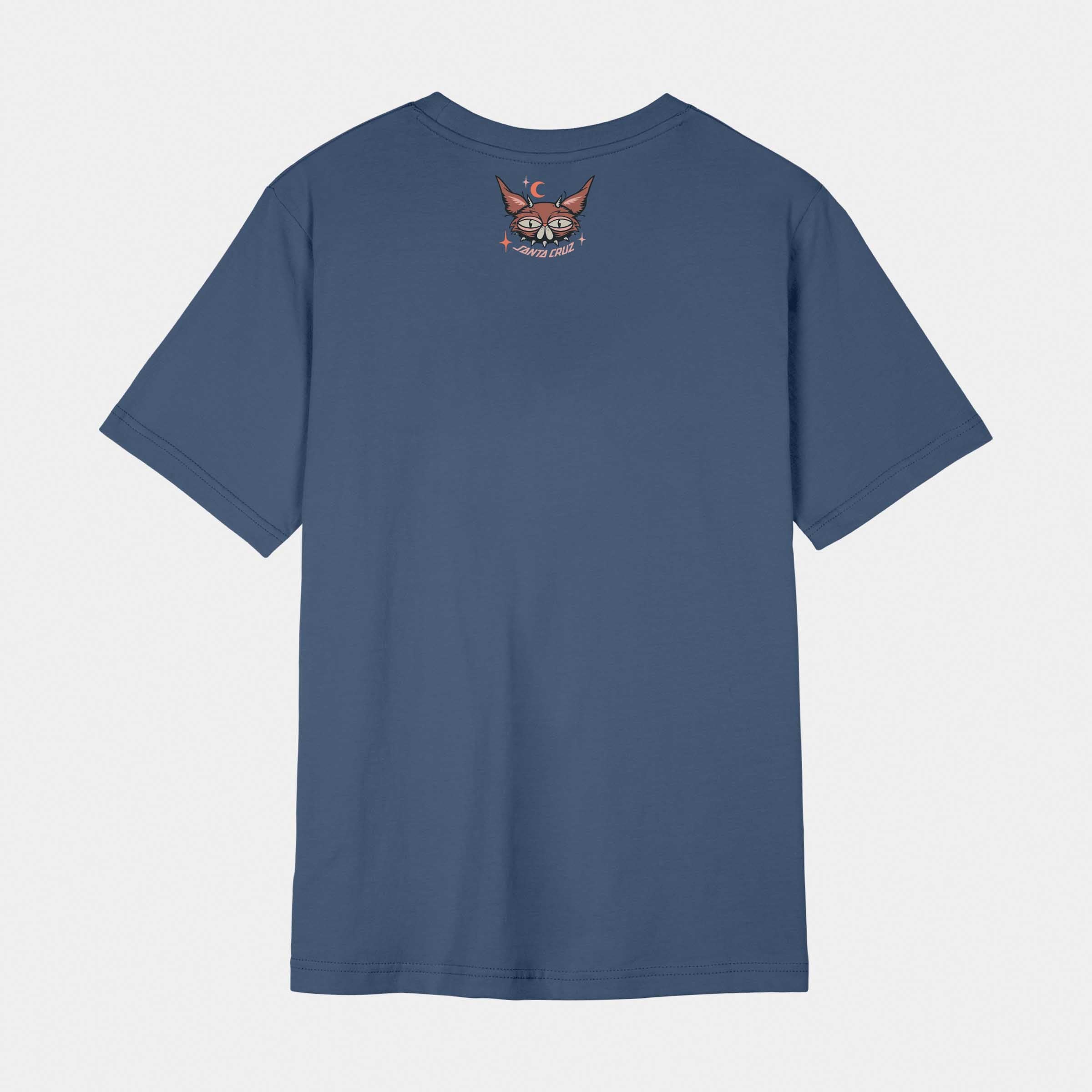 santa-cruz-skateboards-night-critter-t-shirt-maglietta-loose-fit-cotone image 2