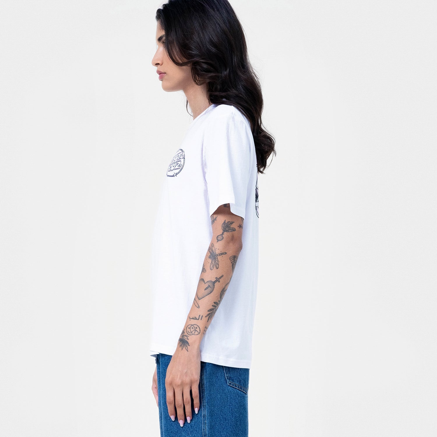 santa-cruz-skateboards-offshore-dot-t-shirt-donna-loose-fit image 6