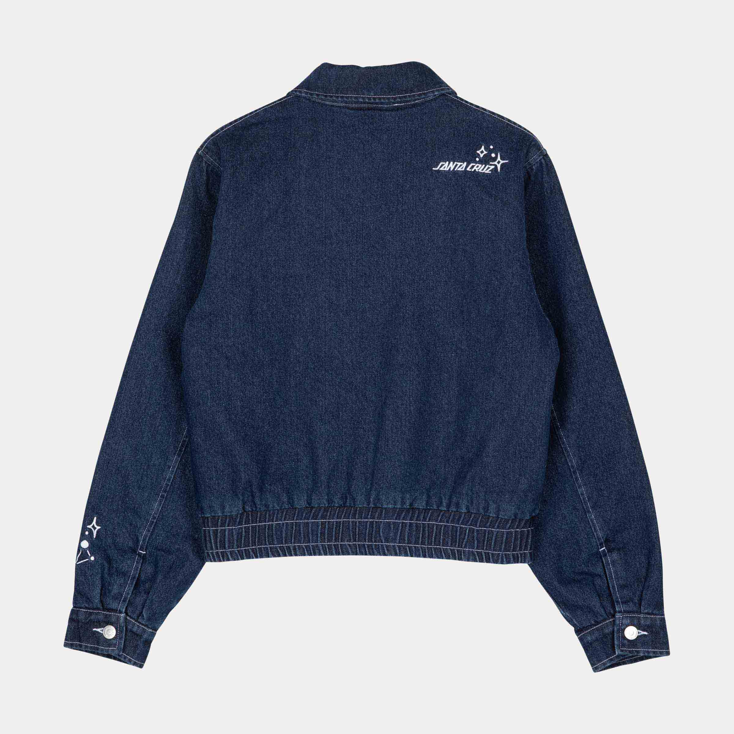 santa-cruz-skateboards-split-sun-bomber-jacket-in-denim image 2