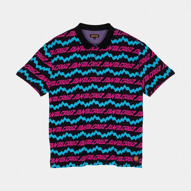 santa-cruz-skateboards-slime-drip-polo-a-manica-corta-uomo image 1