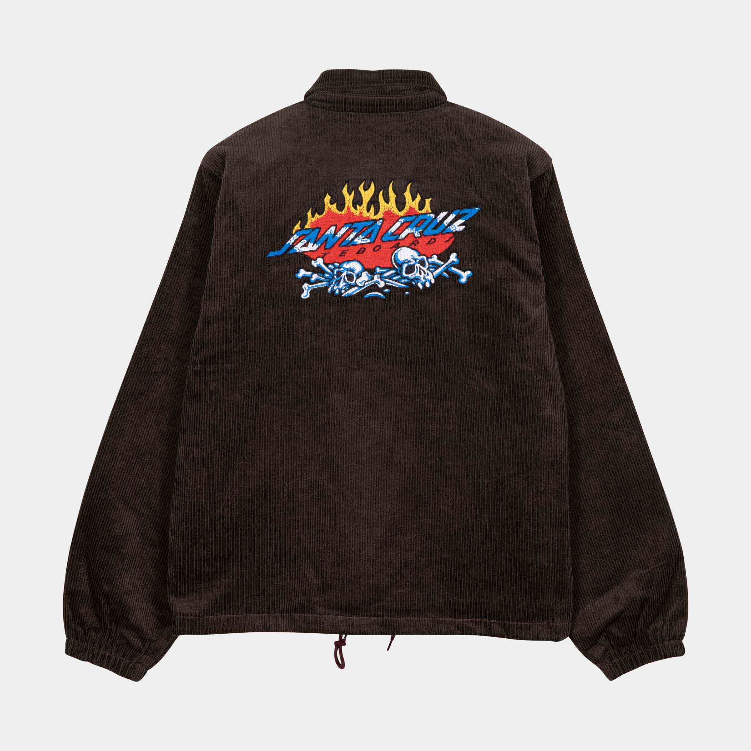 santa-cruz-skateboards-salba-voodoo-pit-giacca-coach-corduroy image 2