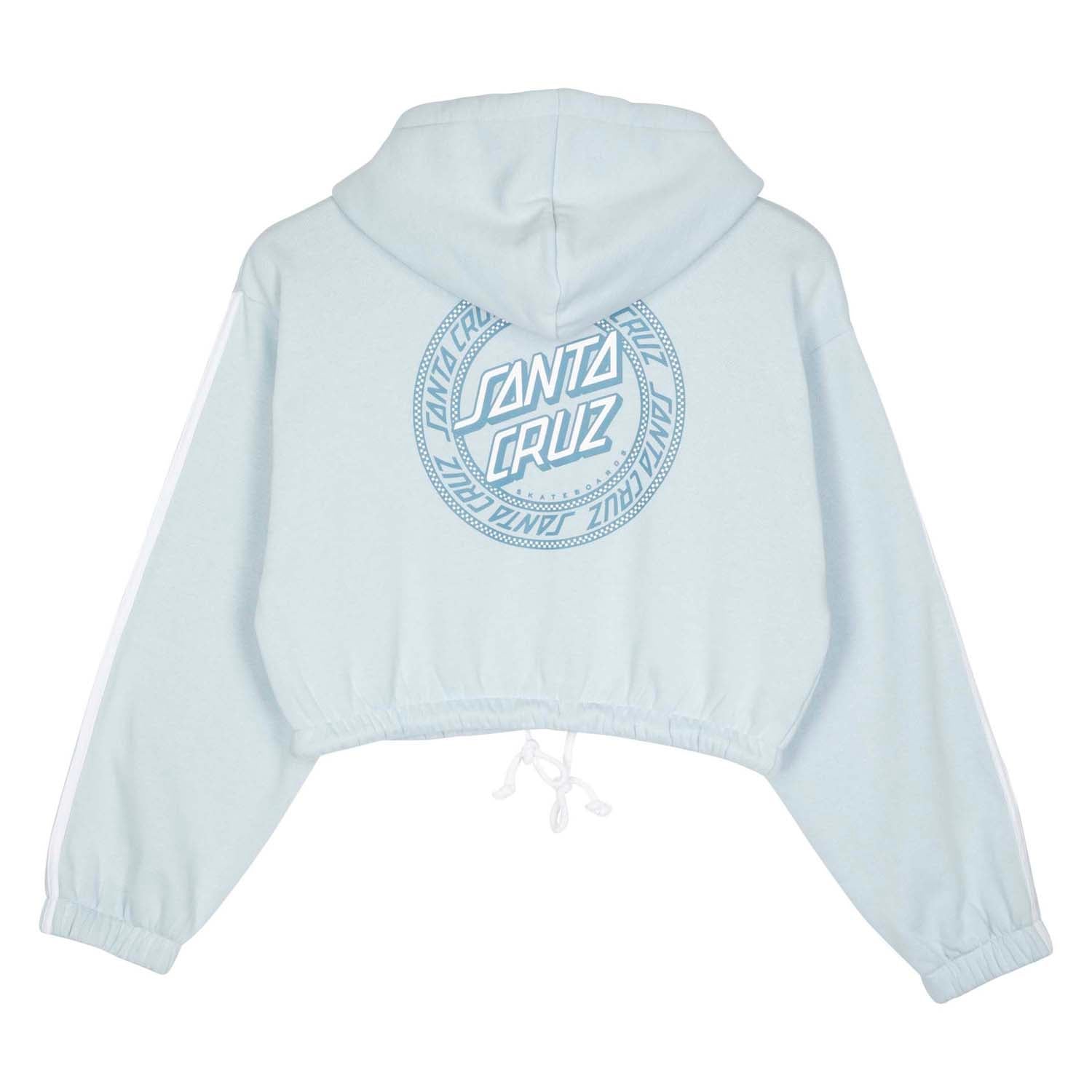 santa-cruz-skateboards-check-outline-ringed-dot-zip-felpa-con-zip-donna image 2
