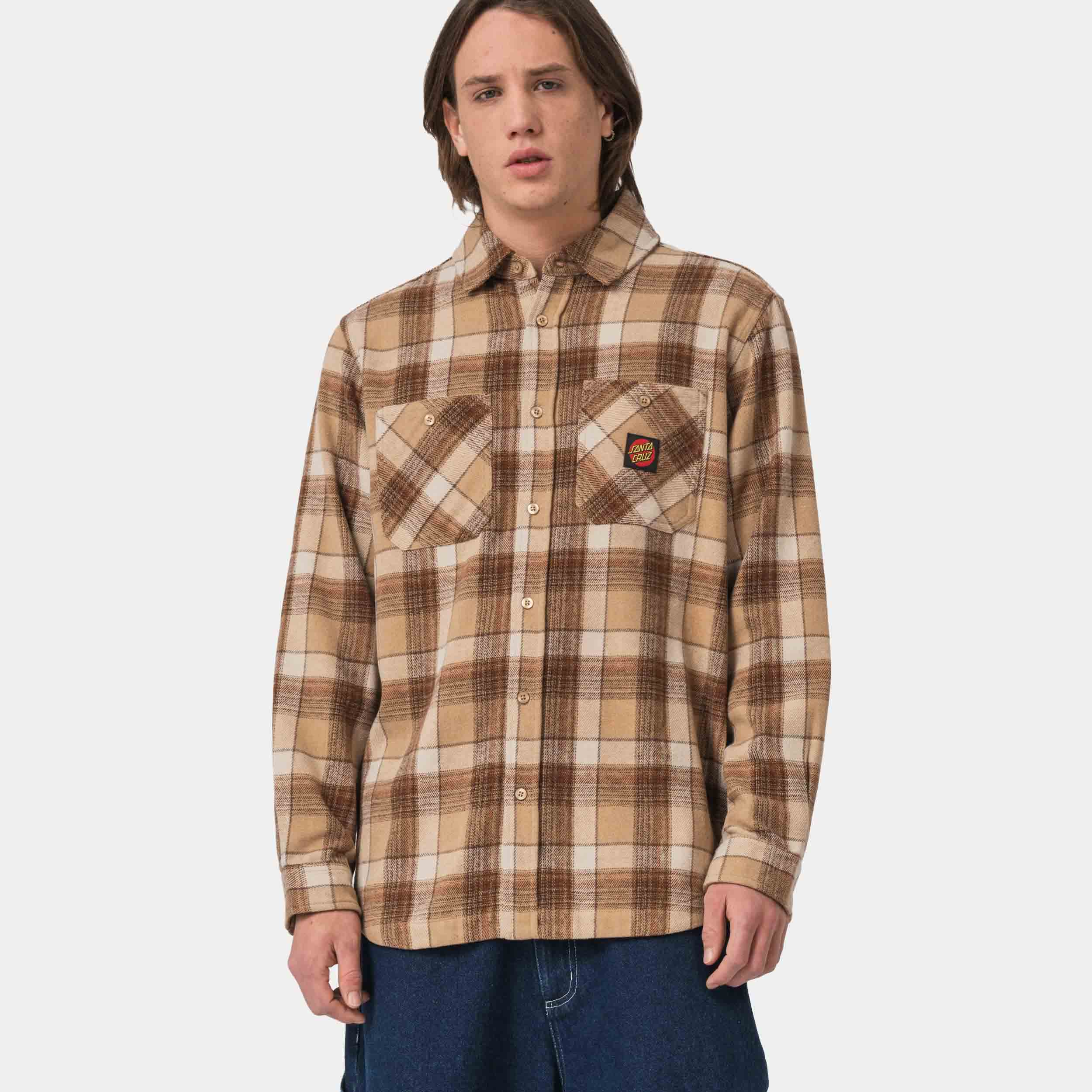santa-cruz-skateboards-apex-camicia-flanella-uomo image 3