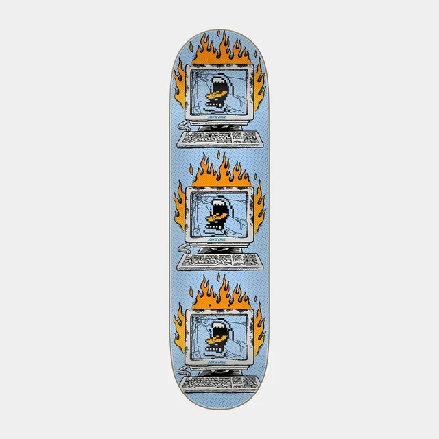 santa-cruz-skateboards-self-destruct-tavola-skate-8-25in-x-31-8in-7-ply-acero image 1