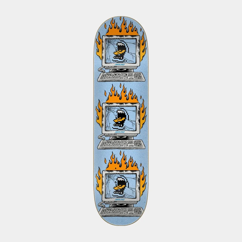 santa-cruz-skateboards-self-destruct-tavola-skate-8-25in-x-31-8in-7-ply-acero image 1