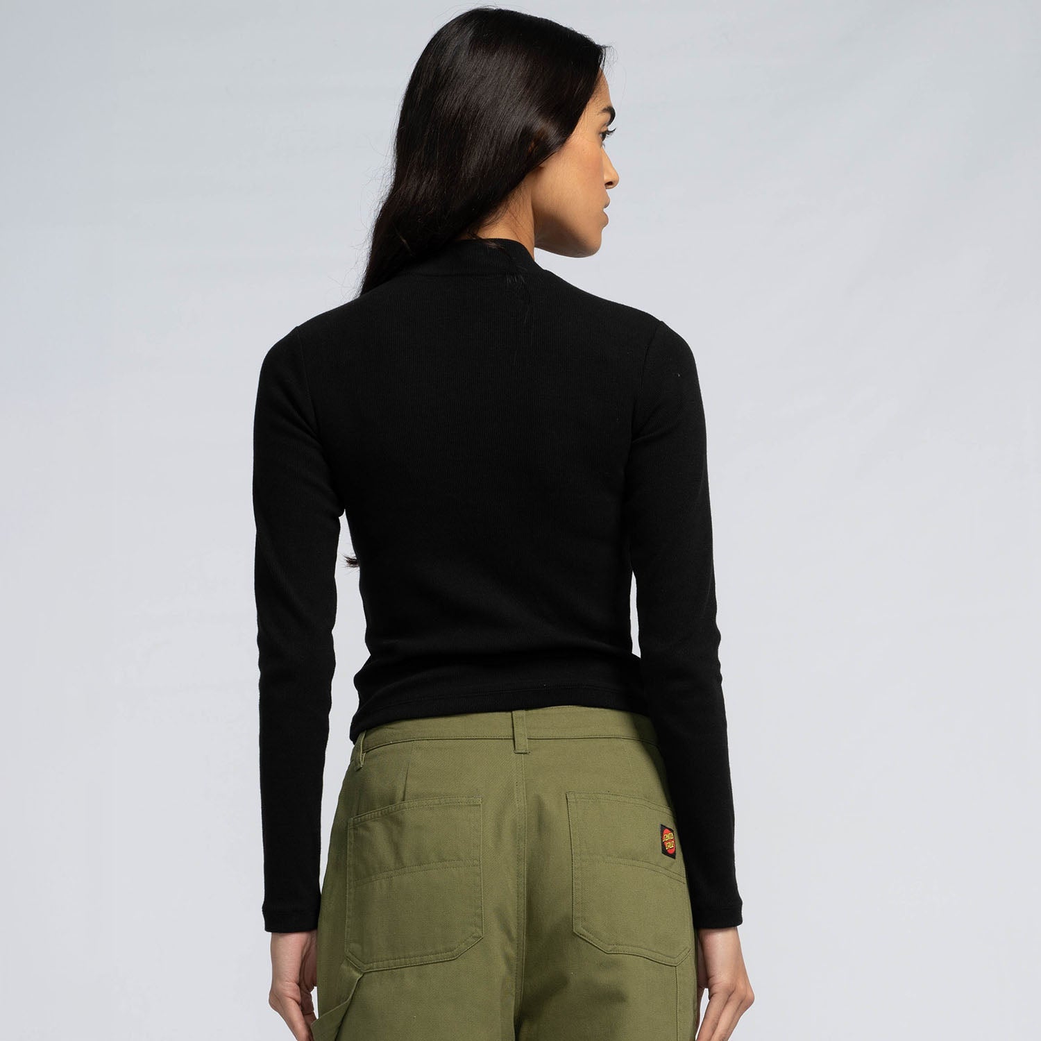 santa-cruz-skateboards-opus-dot-mock-neck-top-a-manica-lunga image 3
