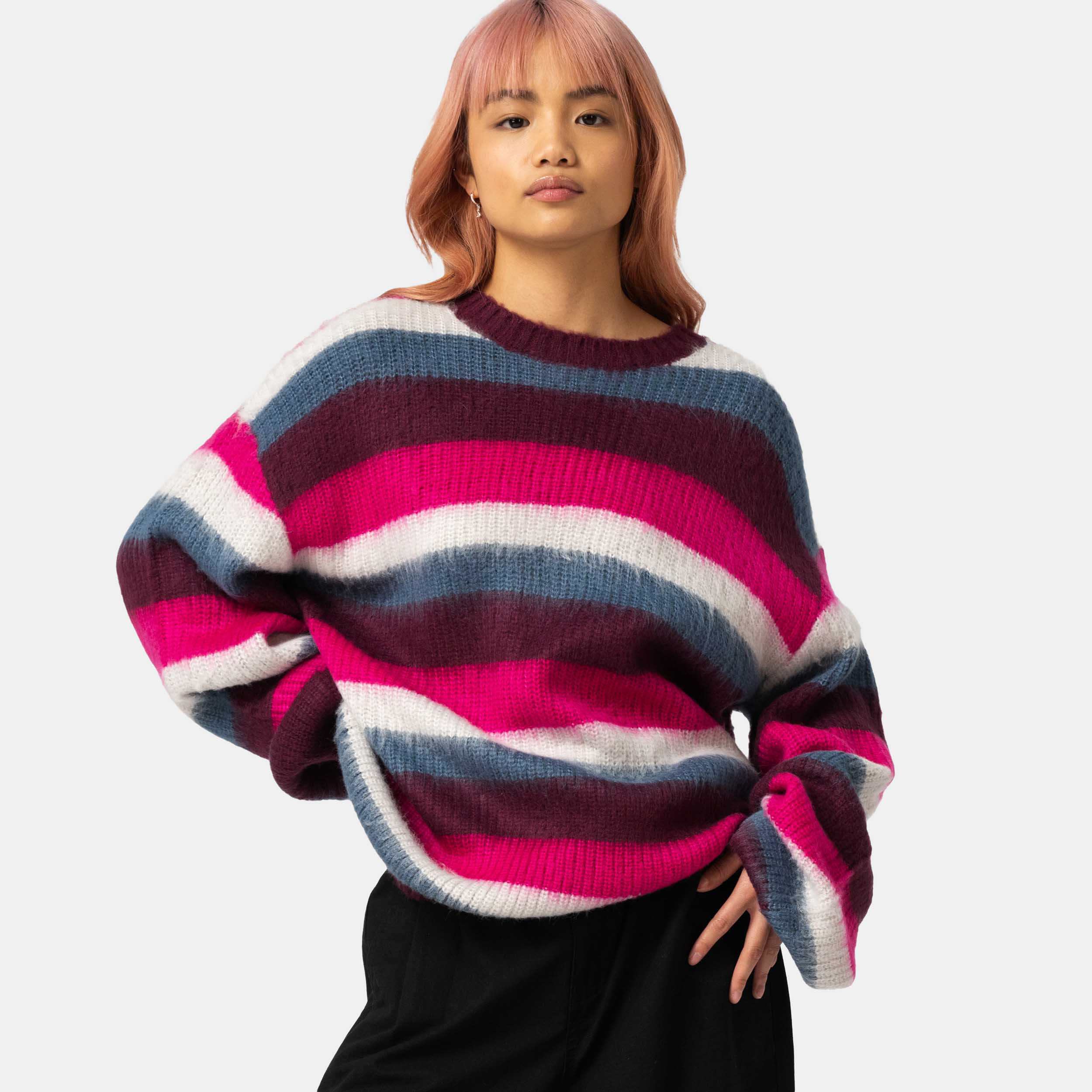 santa-cruz-skateboards-riot-knit-crew-maglia-donna image 3