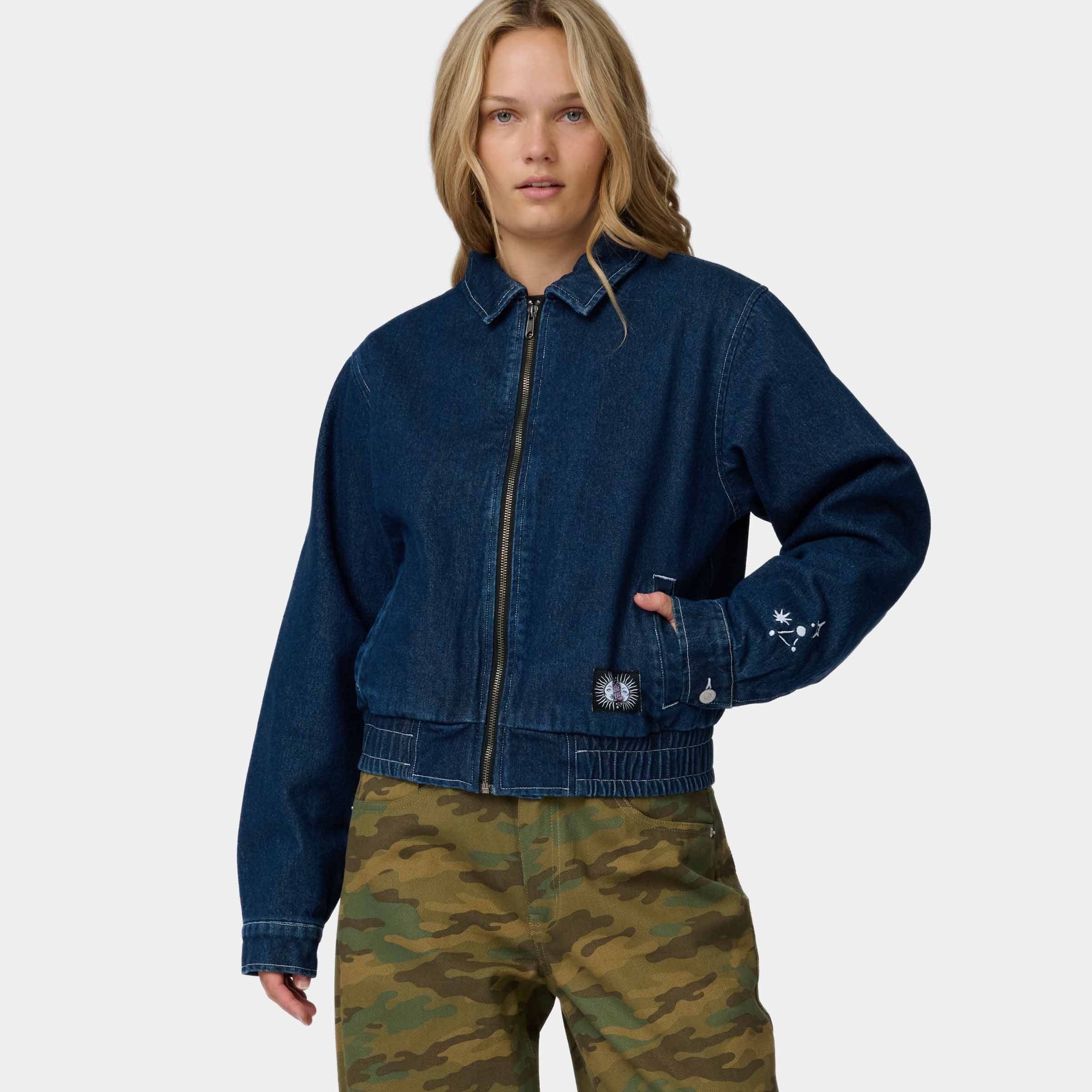 santa-cruz-skateboards-split-sun-bomber-jacket-in-denim image 3