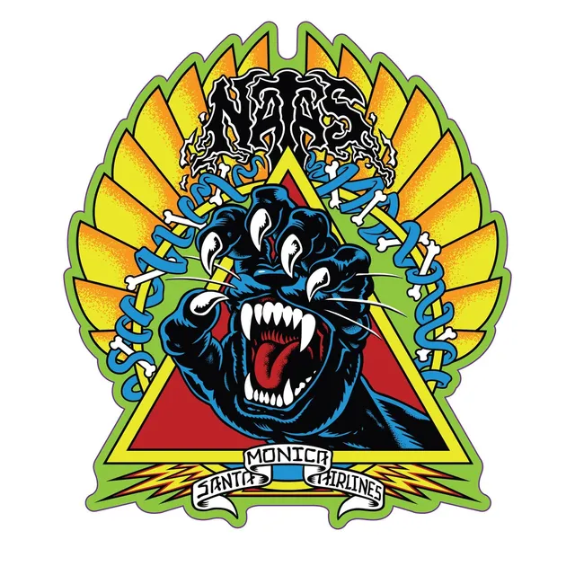 santa-cruz-skateboards-natas-screaming-panther-sticker-10-pack-adesivi image 1