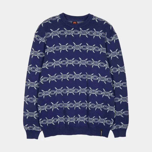 santa-cruz-skateboards-wired-maglione-crew-knit-uomo image 1