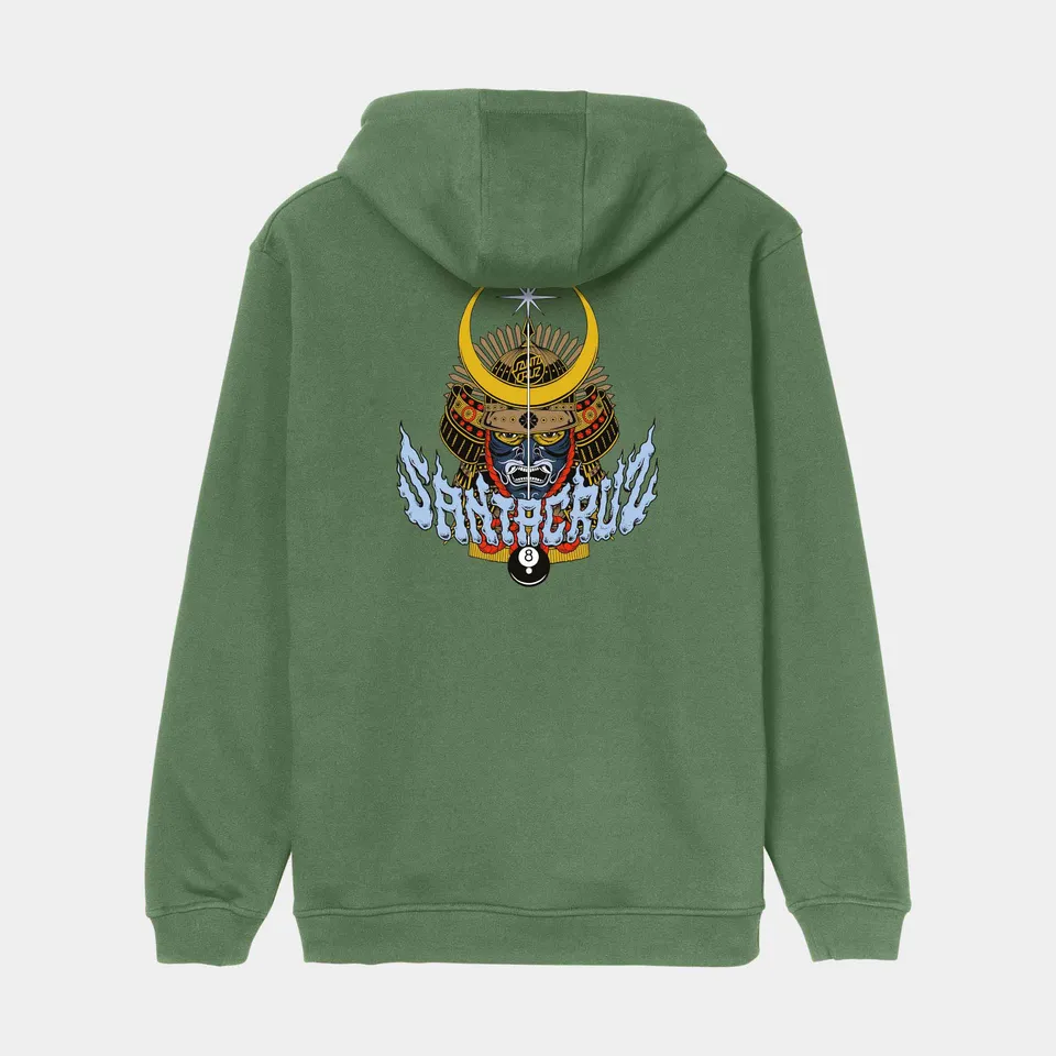 santa-cruz-skateboards-winkowski-8-ball-samurai-hoodie-felpa-cappuccio image 1