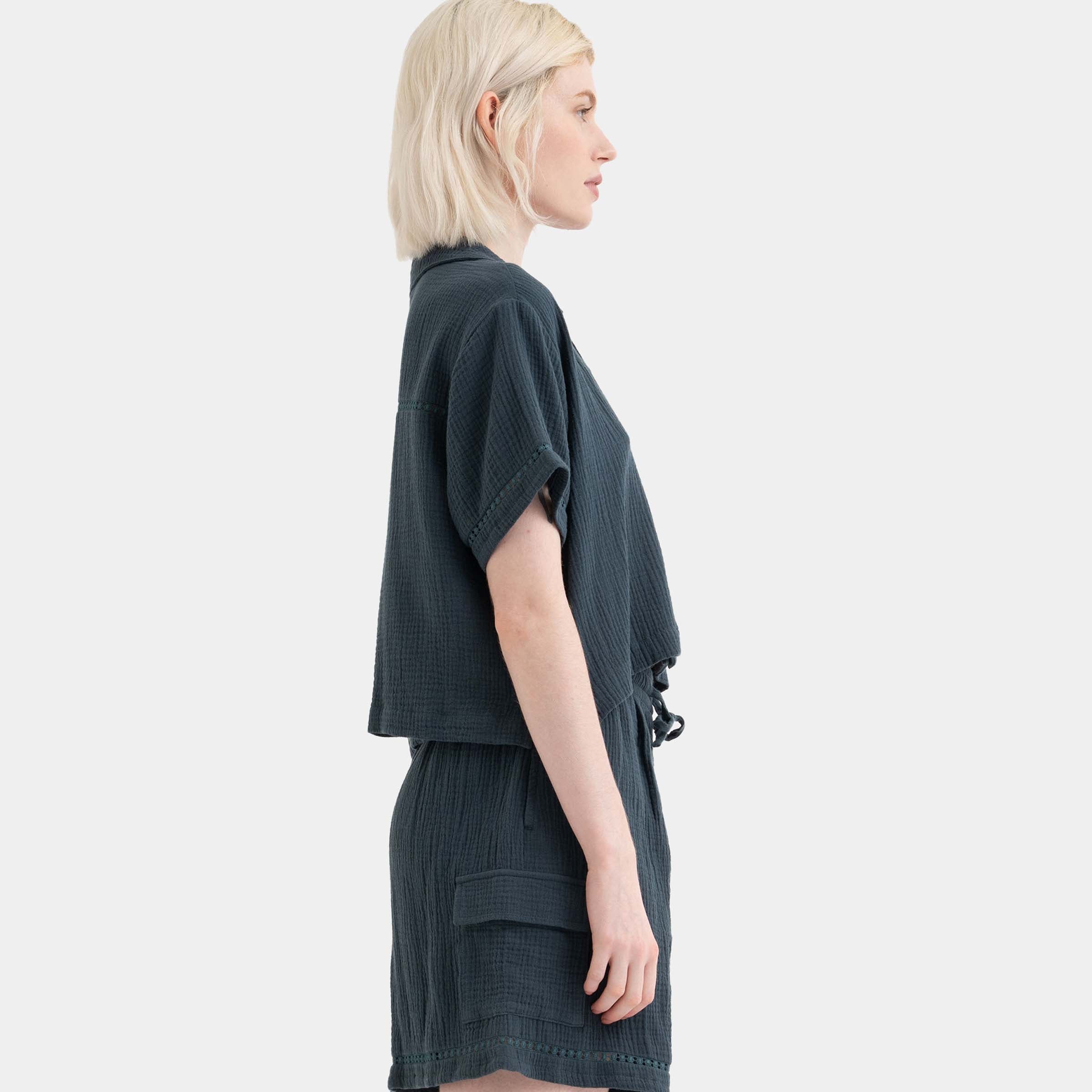 santa-cruz-skateboards-dune-crop-camicia-maniche-corte-donna image 5