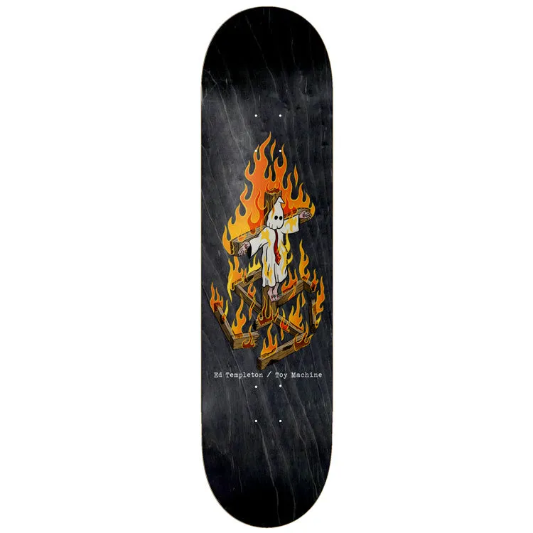 toy-machine-ed-templeton-charred-cross-8-50-tavola-skateboard-pro-deck image 1