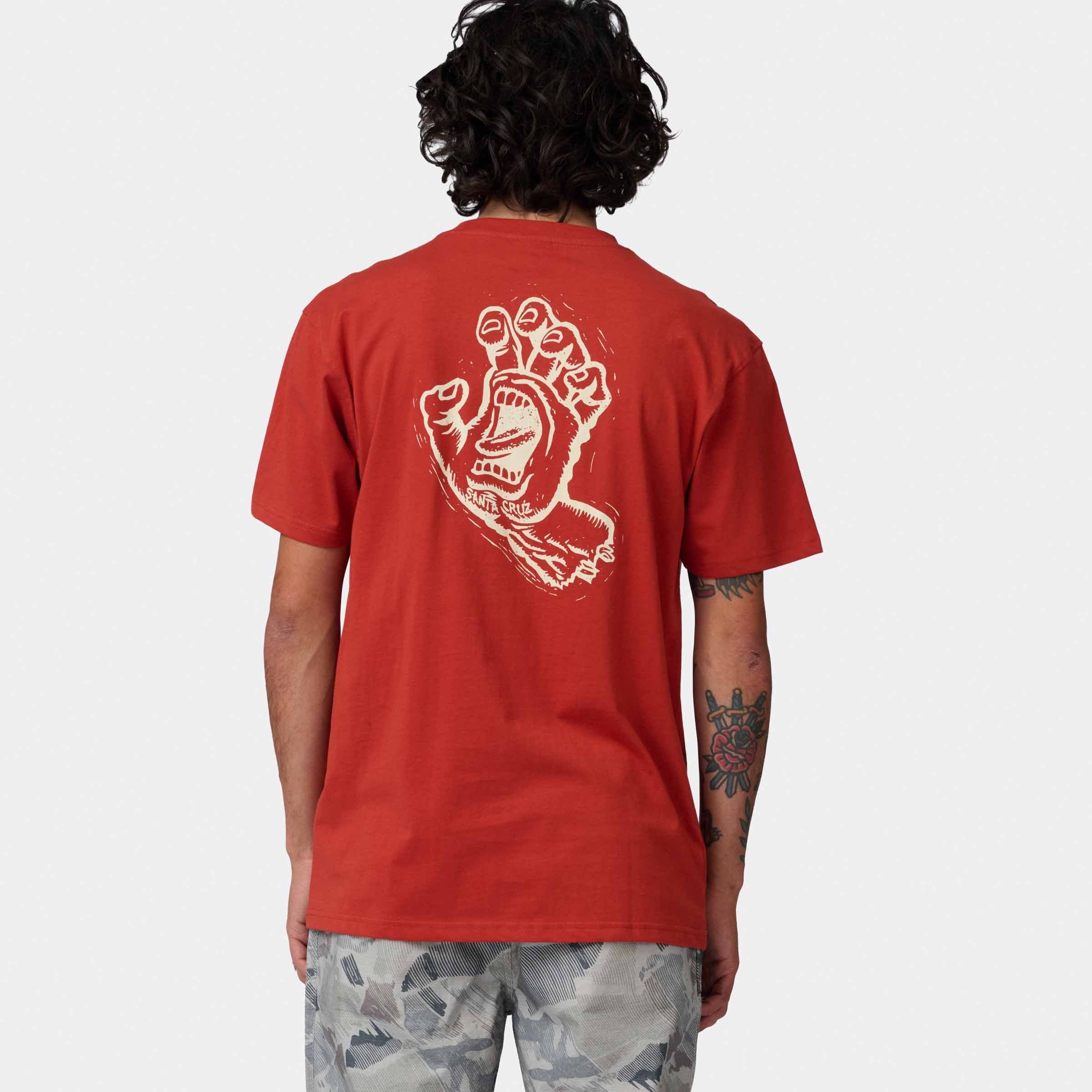 santa-cruz-skateboards-stamped-screaming-hand-t-shirt-t-shirt-uomo-cotone-organi image 4