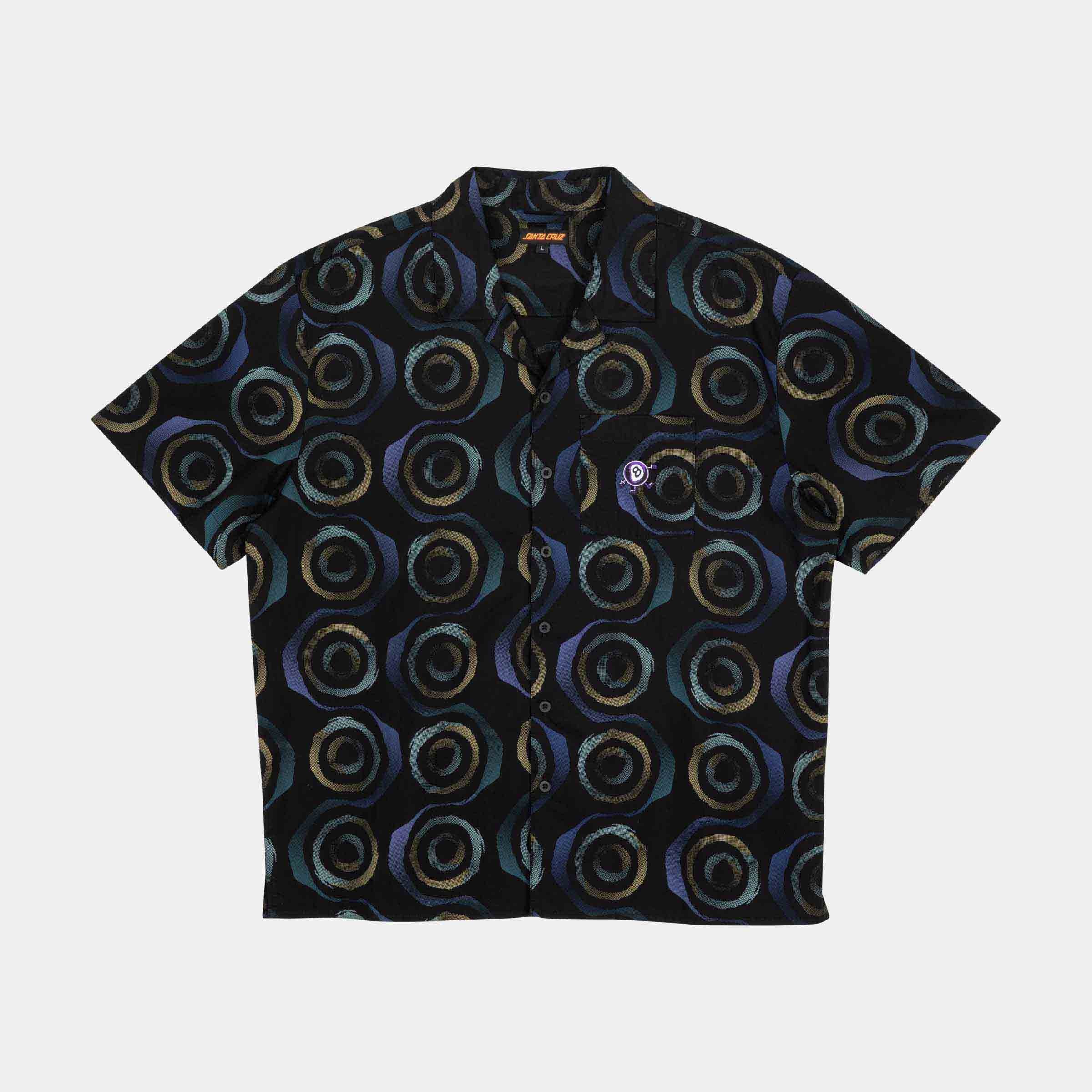 santa-cruz-skateboards-vertigo-short-sleeve-haze-shirt image 1