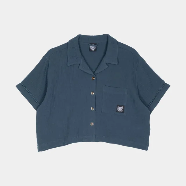 santa-cruz-skateboards-dune-crop-camicia-maniche-corte-donna image 1