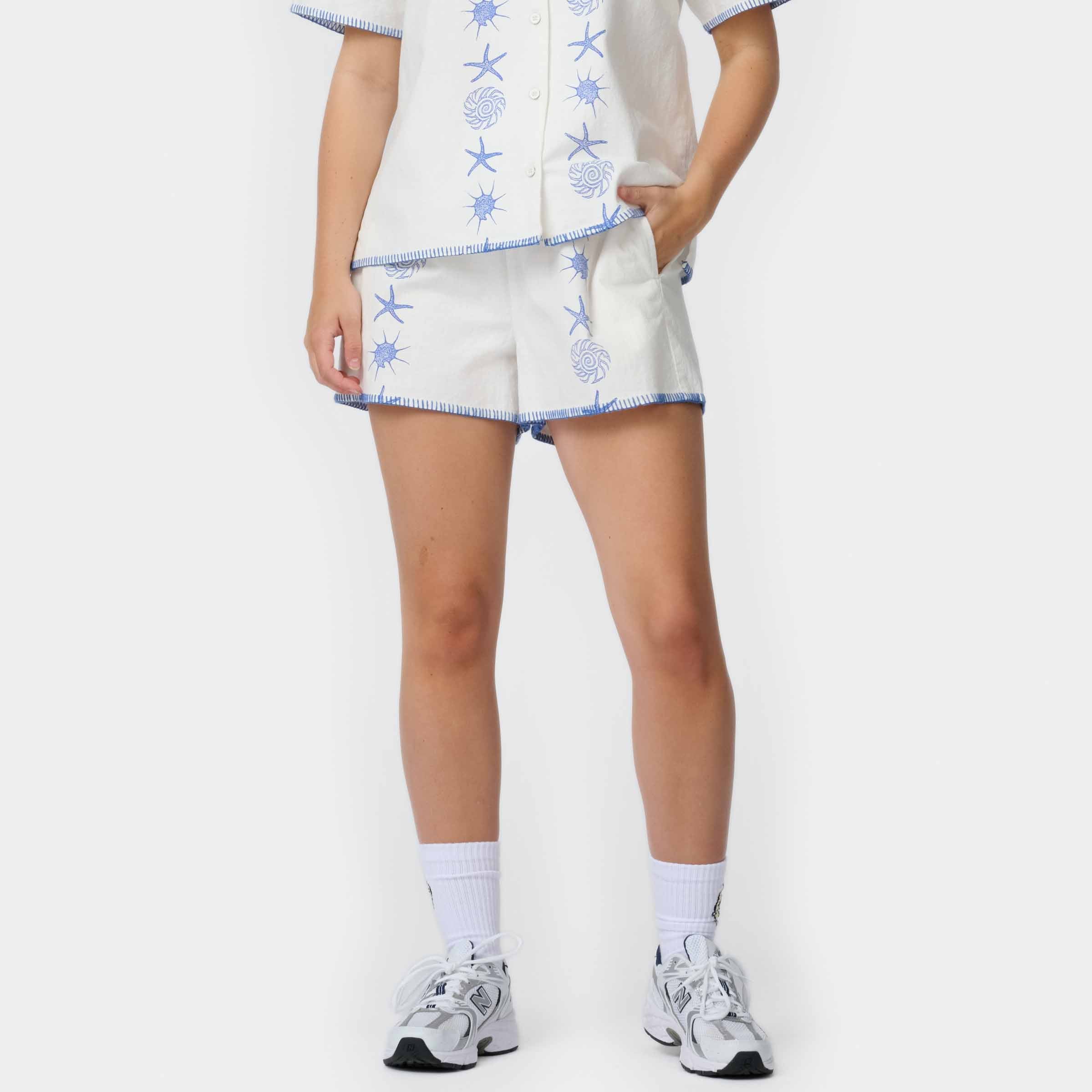 santa-cruz-skateboards-reef-shorts-donna-mini-in-cotone-slub image 3