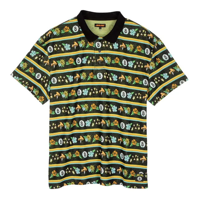 santa-cruz-skateboards-winkowski-trip-stripe-polo-polo-manica-corta image 1