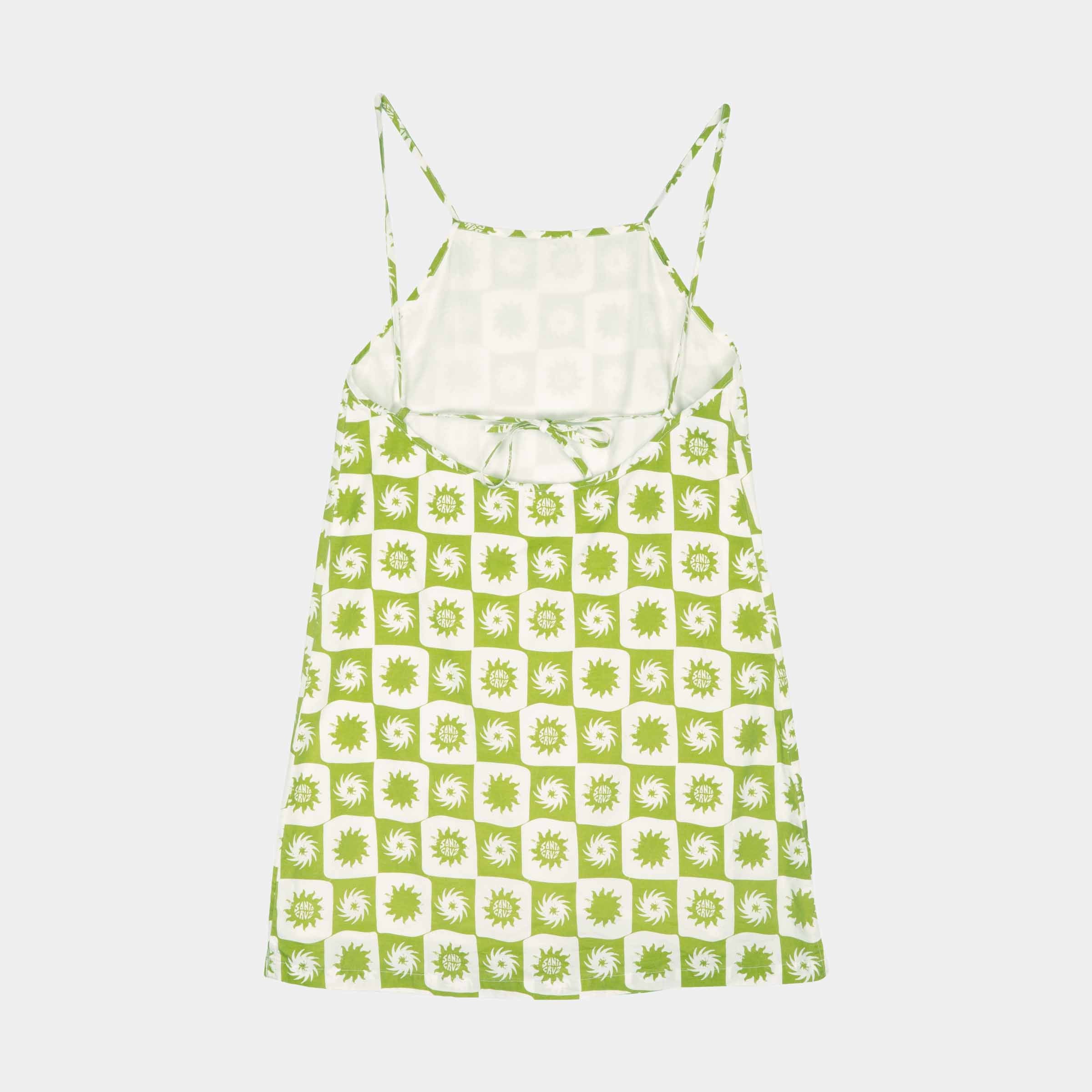 santa-cruz-skateboards-sun-daze-mini-dress-vestito-corto-cotone-fantasia image 2
