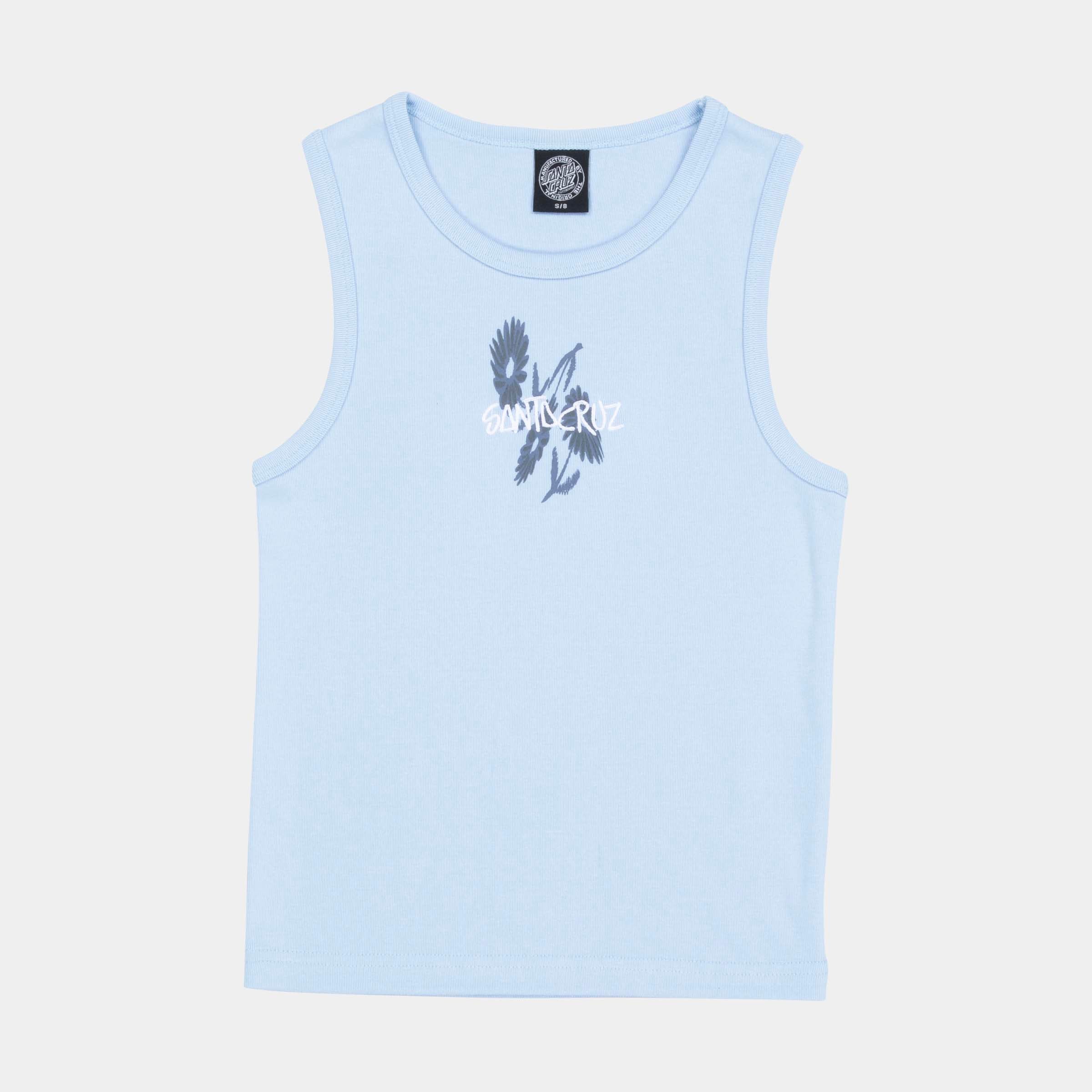 santa-cruz-skateboards-dizzy-daisy-strip-tank-top-canotta image 1