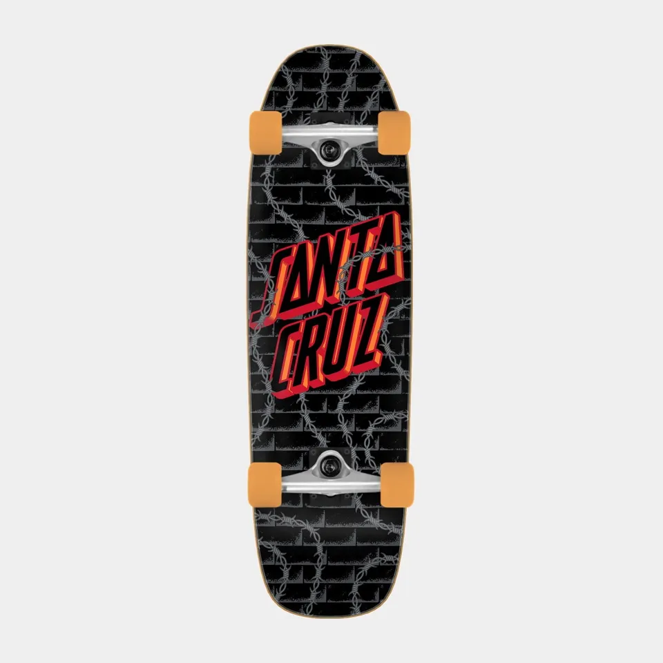 santa-cruz-skateboards-big-strip-barbwire-cruiser-completo-8-40in-x-29-4in image 1