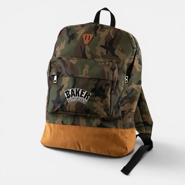 baker-skateboards-brand-logo-camo-backpack-zaino image 1
