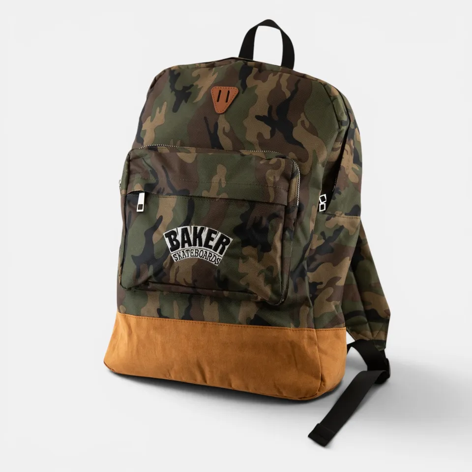 baker-skateboards-brand-logo-camo-backpack-zaino image 1