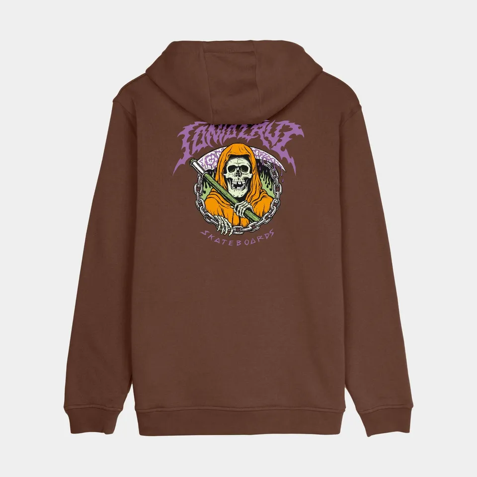 santa-cruz-skateboards-out-of-time-felpa-con-cappuccio-regular-fit image 1