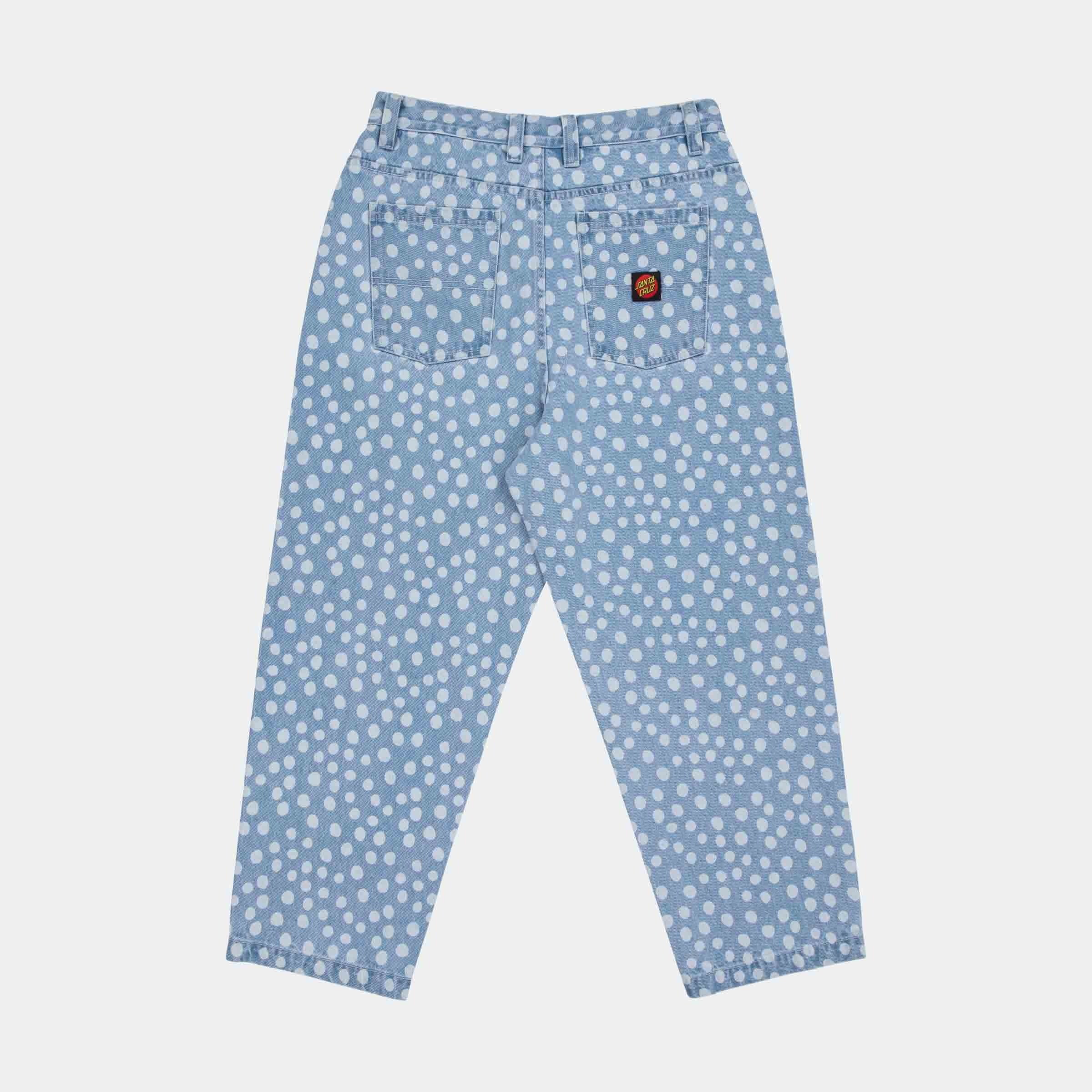 santa-cruz-skateboards-big-pants-baggy-denim-stampa-all-over-taglia-34-2 image 2