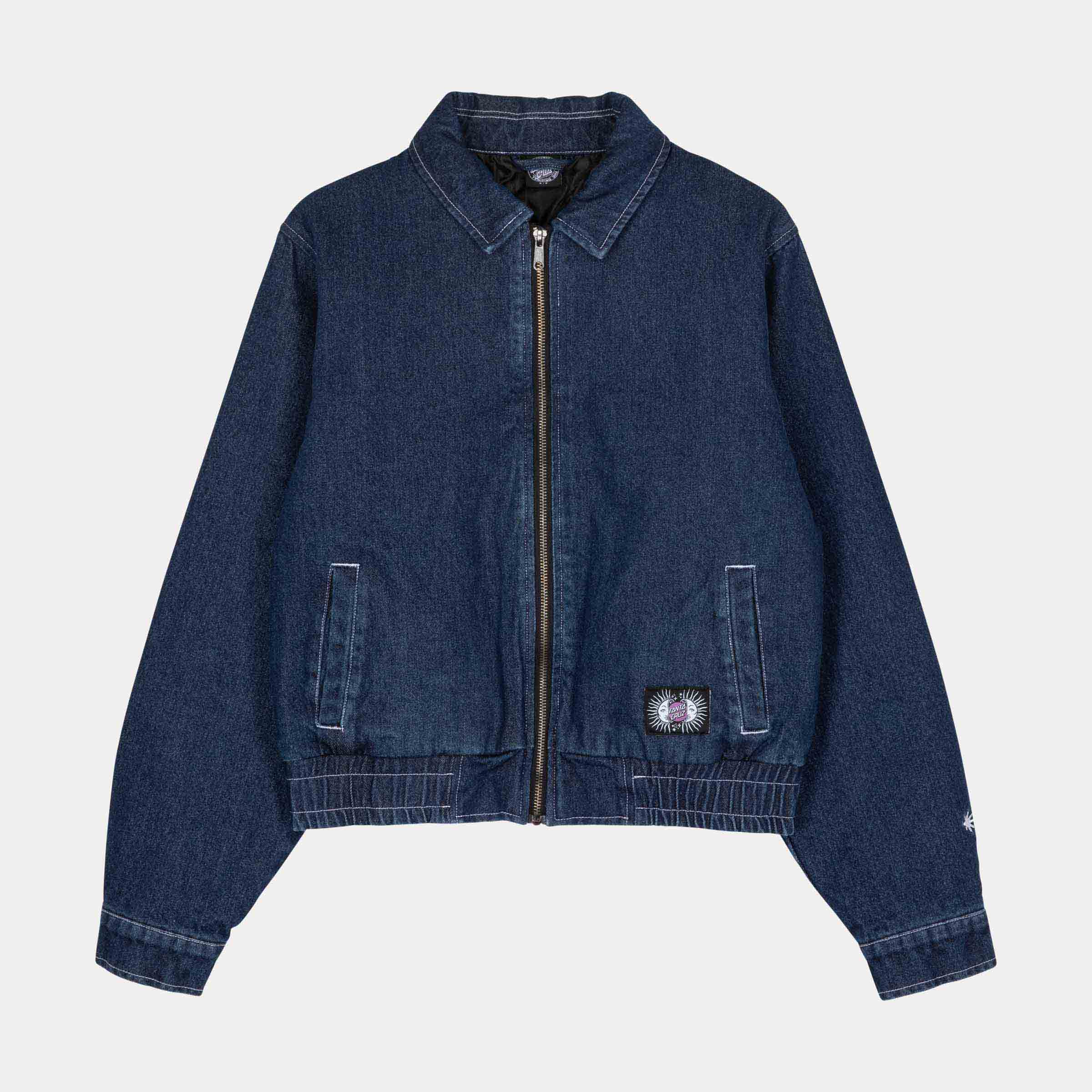 santa-cruz-skateboards-split-sun-bomber-jacket-in-denim image 1